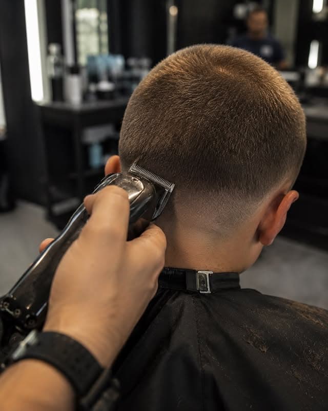 Branded barbershop social media content